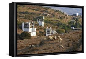 Pigeon House Near Tarabados, Tinos, Cyclades, Greek Islands, Greece, Europe-Tuul-Framed Stretched Canvas
