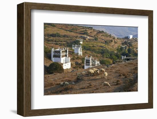 Pigeon House Near Tarabados, Tinos, Cyclades, Greek Islands, Greece, Europe-Tuul-Framed Photographic Print