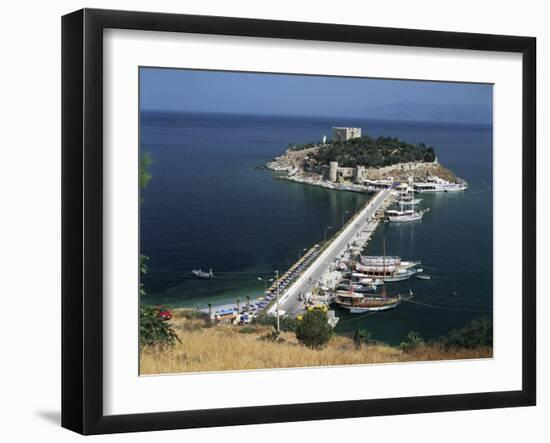 Pigeon Island, Kusadasi, Anatolia, Turkey, Eurasia-G Richardson-Framed Photographic Print