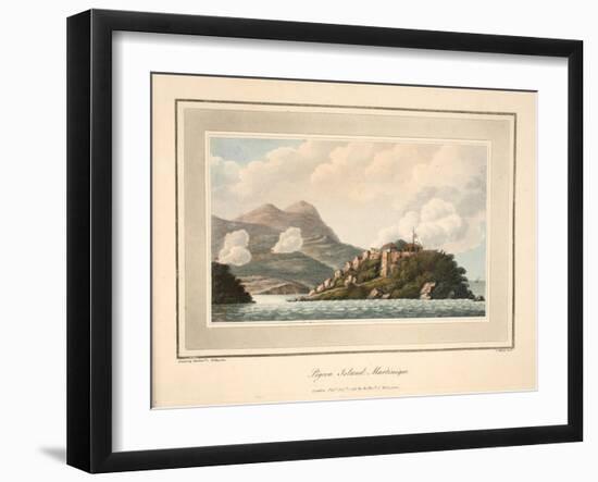 Pigeon Island, Martinique, Illustration from 'An Account of the Campaign in the West Indies' by…-Cooper Willyams-Framed Giclee Print