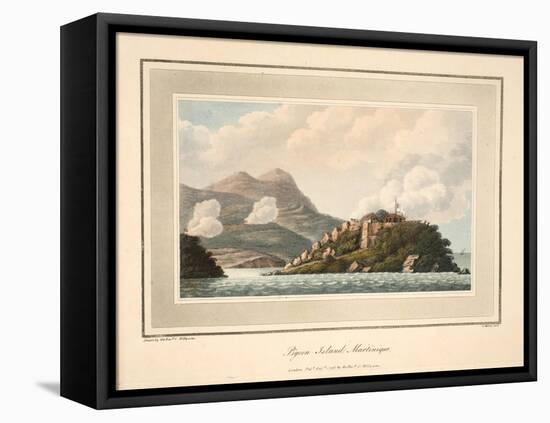 Pigeon Island, Martinique, Illustration from 'An Account of the Campaign in the West Indies' by…-Cooper Willyams-Framed Stretched Canvas