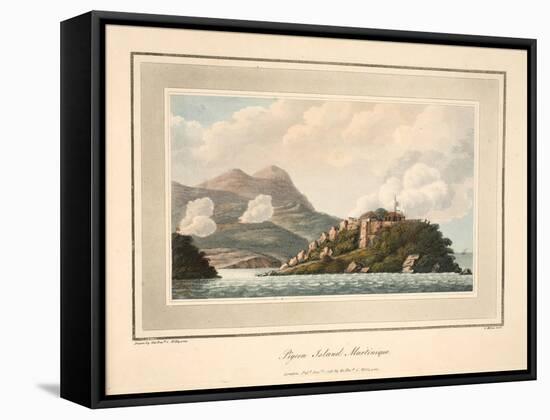 Pigeon Island, Martinique, Illustration from 'An Account of the Campaign in the West Indies' by…-Cooper Willyams-Framed Stretched Canvas