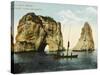 Pigeon Island, Off the Coast of Beirut, Lebanon-null-Stretched Canvas