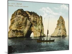 Pigeon Island, Off the Coast of Beirut, Lebanon-null-Mounted Photographic Print