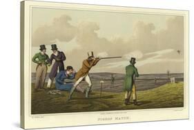 Pigeon Match-Henry Thomas Alken-Stretched Canvas