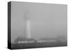 Pigeon Point Lighthouse in the fog, near Pescadero, California, USA-Panoramic Images-Stretched Canvas