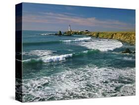 Pigeon Point Lighthouse-James Randklev-Stretched Canvas