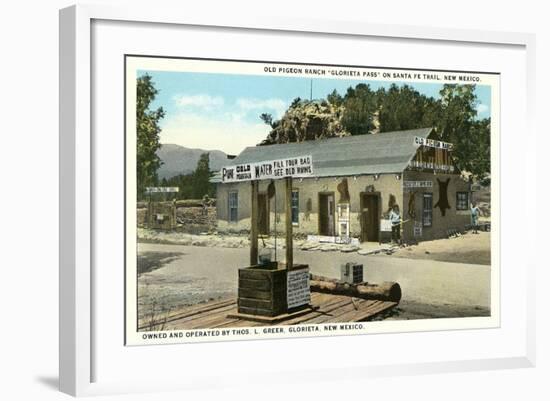 Pigeon Ranch, Glorieta Pass-null-Framed Art Print