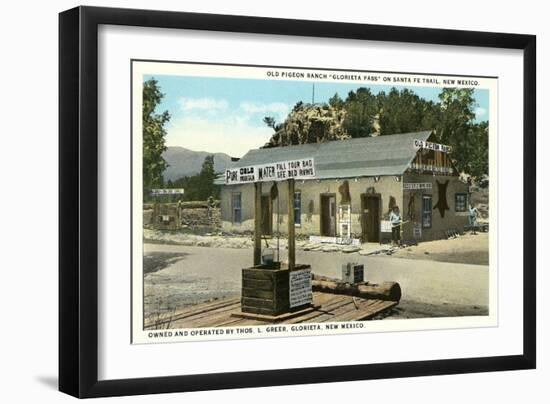 Pigeon Ranch, Glorieta Pass-null-Framed Art Print
