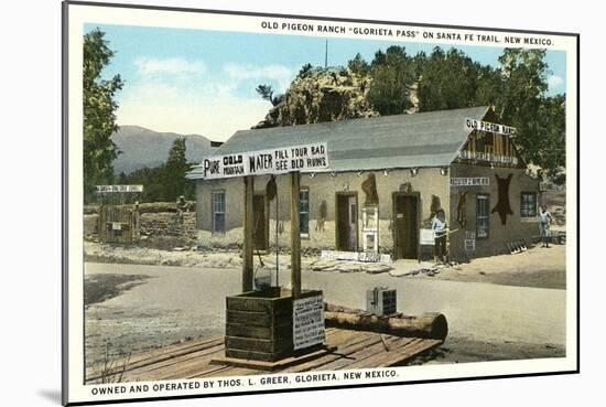 Pigeon Ranch, Glorieta Pass-null-Mounted Art Print