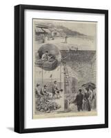 Pigeon Shooting at Monte Carlo, in the Grounds of the Gun Club-null-Framed Giclee Print