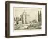 Pigeon-Tower Near Ispahan-null-Framed Giclee Print