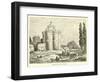 Pigeon-Tower Near Ispahan-null-Framed Giclee Print