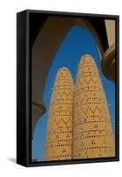 Pigeon Towers, Katara Cultural Village, Doha, Qatar, Middle East-Frank Fell-Framed Stretched Canvas