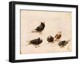 Pigeons, 1888-Jose Ruiz Blasco-Framed Giclee Print