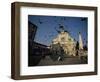 Pigeons in Flight in the Piazza Santa Maria Novella, Florence, Tuscany, Italy-Robert Francis-Framed Photographic Print