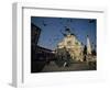 Pigeons in Flight in the Piazza Santa Maria Novella, Florence, Tuscany, Italy-Robert Francis-Framed Photographic Print