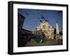 Pigeons in Flight in the Piazza Santa Maria Novella, Florence, Tuscany, Italy-Robert Francis-Framed Photographic Print