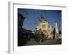 Pigeons in Flight in the Piazza Santa Maria Novella, Florence, Tuscany, Italy-Robert Francis-Framed Photographic Print