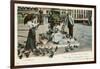 Pigeons in St. Mark's Square, Venice, Italy-null-Framed Art Print