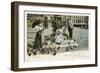 Pigeons in St. Mark's Square, Venice, Italy-null-Framed Art Print