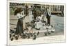 Pigeons in St. Mark's Square, Venice, Italy-null-Mounted Art Print