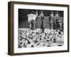 Pigeons in Trafalgar Square, London, 1926-1927-null-Framed Giclee Print