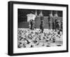 Pigeons in Trafalgar Square, London, 1926-1927-null-Framed Giclee Print