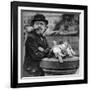 Pigeons of St Paul's with a Vagrant, London, 1926-1927-McLeish-Framed Giclee Print