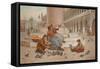 Pigeons of Venice-Antonio Paoletti-Framed Stretched Canvas