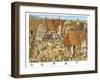 Piggies On The Farm-Francois Ruyer-Framed Giclee Print