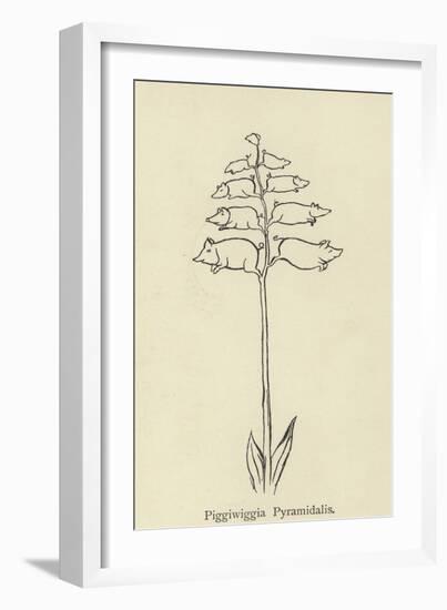 Piggiwiggia Pyramidalis-Edward Lear-Framed Giclee Print