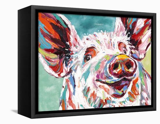 Piggy I-Carolee Vitaletti-Framed Stretched Canvas