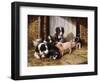 Piggy in the Middle-Michael Jackson-Framed Giclee Print