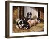 Piggy in the Middle-Michael Jackson-Framed Giclee Print