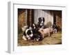 Piggy in the Middle-Michael Jackson-Framed Giclee Print