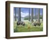 Piggy in the Middle-Ditz-Framed Giclee Print