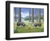 Piggy in the Middle-Ditz-Framed Giclee Print