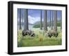 Piggy in the Middle-Ditz-Framed Giclee Print