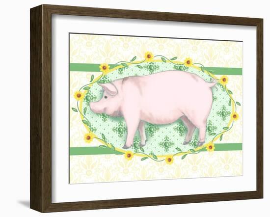 Piggy Wiggy I-Andi Metz-Framed Art Print