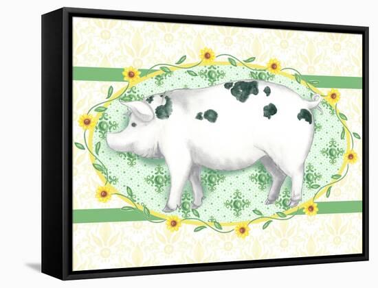 Piggy Wiggy III-Andi Metz-Framed Stretched Canvas