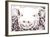 Piggy-Cristian Mielu-Framed Art Print