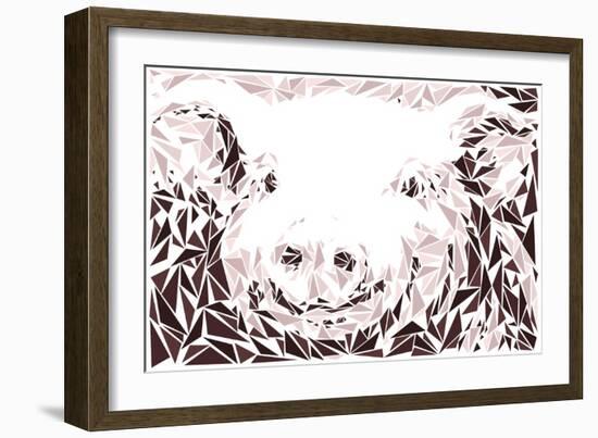 Piggy-Cristian Mielu-Framed Art Print