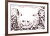 Piggy-Cristian Mielu-Framed Premium Giclee Print