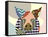 Piggy-Lanre Adefioye-Framed Stretched Canvas