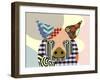 Piggy-Lanre Adefioye-Framed Giclee Print