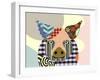 Piggy-Lanre Adefioye-Framed Giclee Print