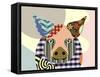 Piggy-Lanre Adefioye-Framed Stretched Canvas