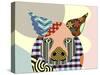Piggy-Lanre Adefioye-Stretched Canvas