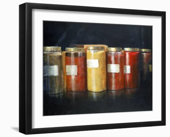 Pigment Jars-Lincoln Seligman-Framed Giclee Print